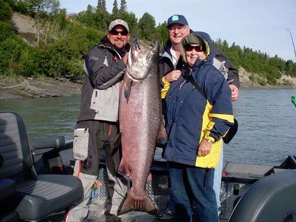 Guided fishing on the Kasilof River