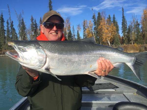 Fishing Silver Salmon on the Kenai River Silver Salmon fishing in Alaska