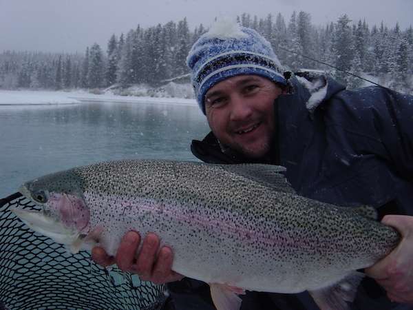 Fishing Rainbow Trout on the Kenai River Rainbow Trout fishing on the Kenai River
