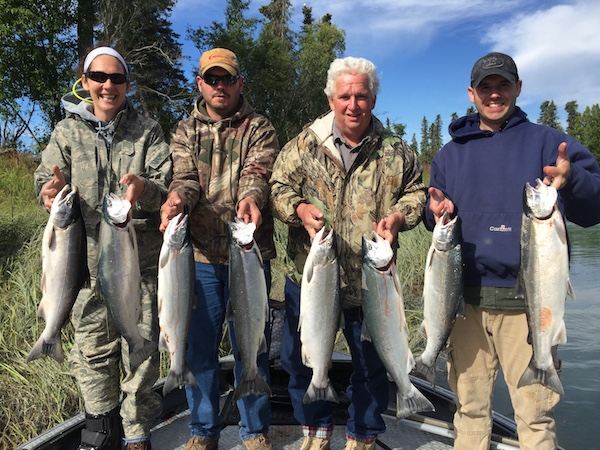Kasilof Silver Salmon Silver Salmon fishing on Kasilof River